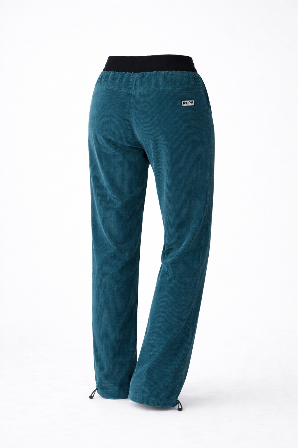 Pantaloni Donna RILA - Velluto Ottanio - Vista Posteriore - Rupe