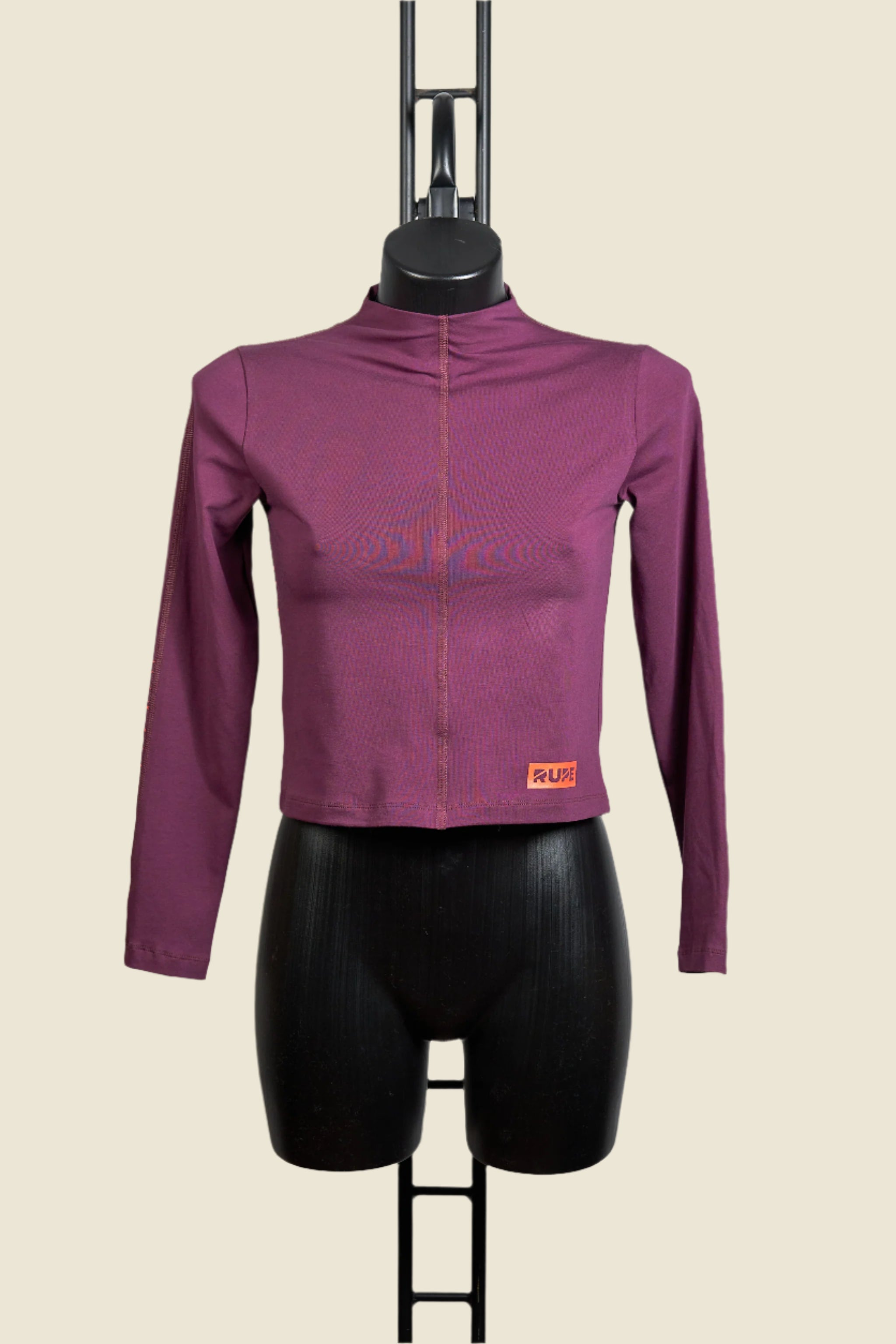 T-shirt manches longues femme - Aubergine | Rupe