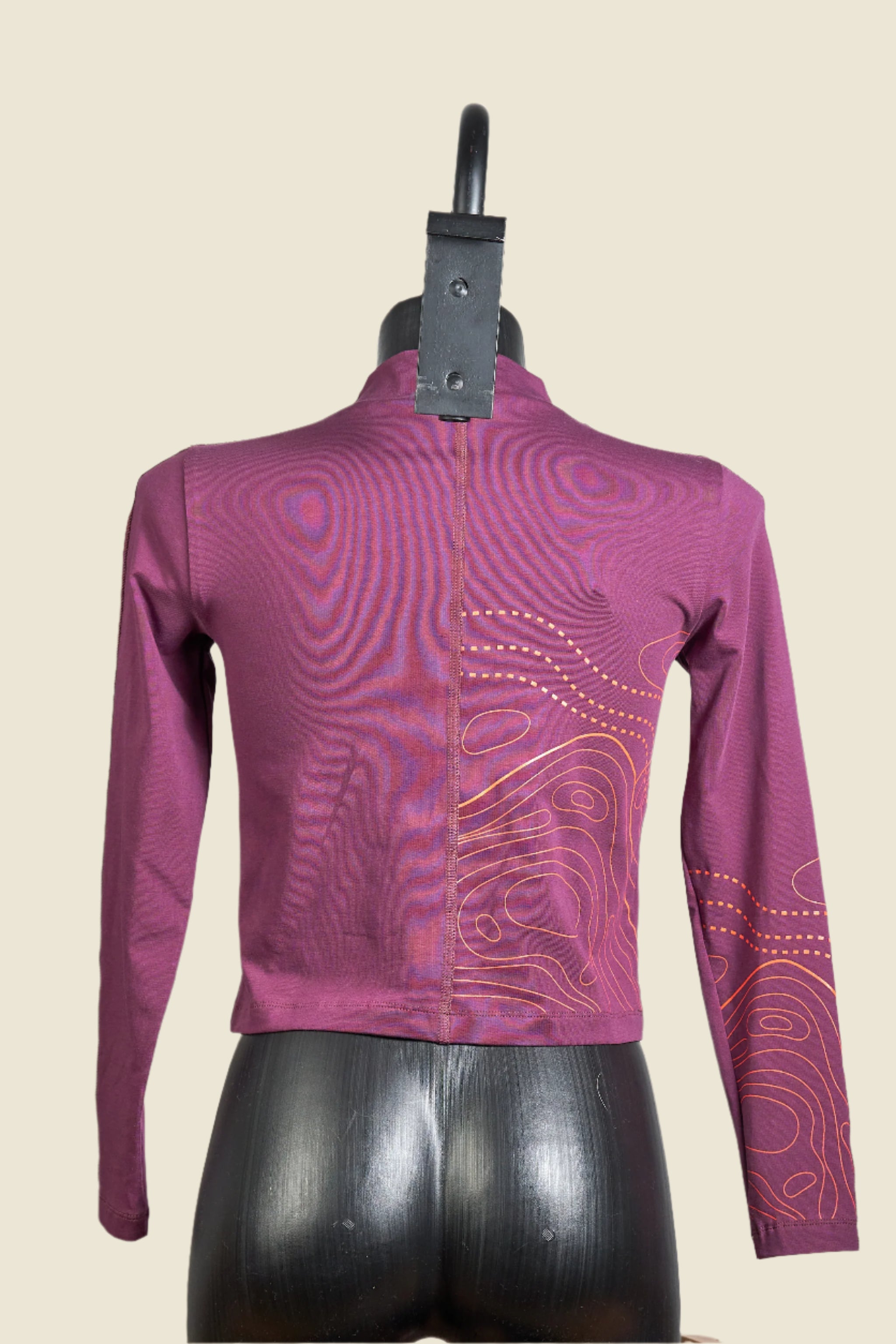 T-shirt manches longues femme - Aubergine | Rupe