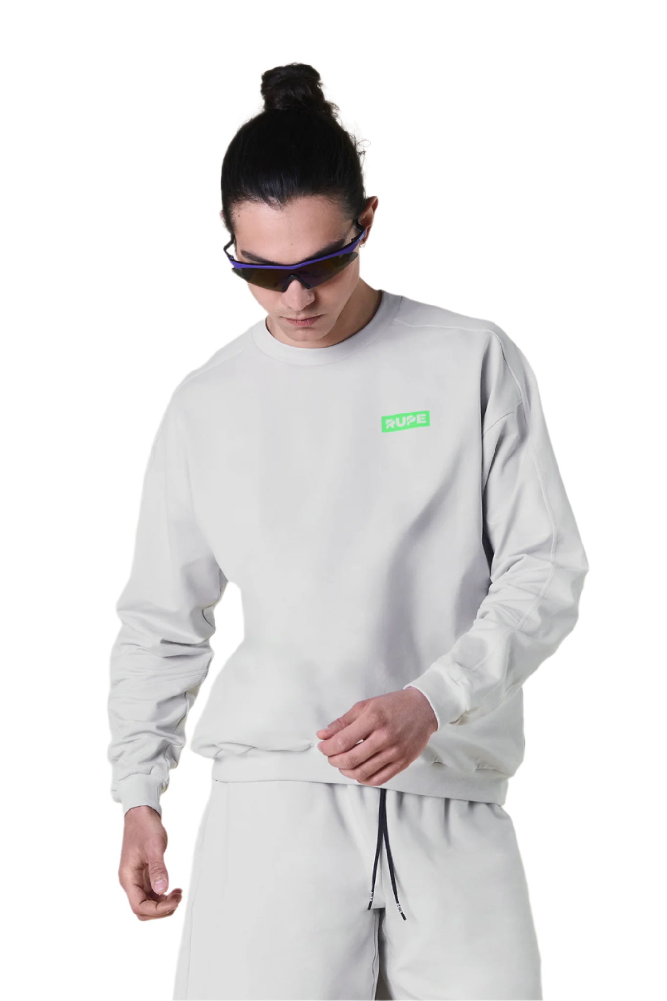 Felpa leggera uomo Light Grey