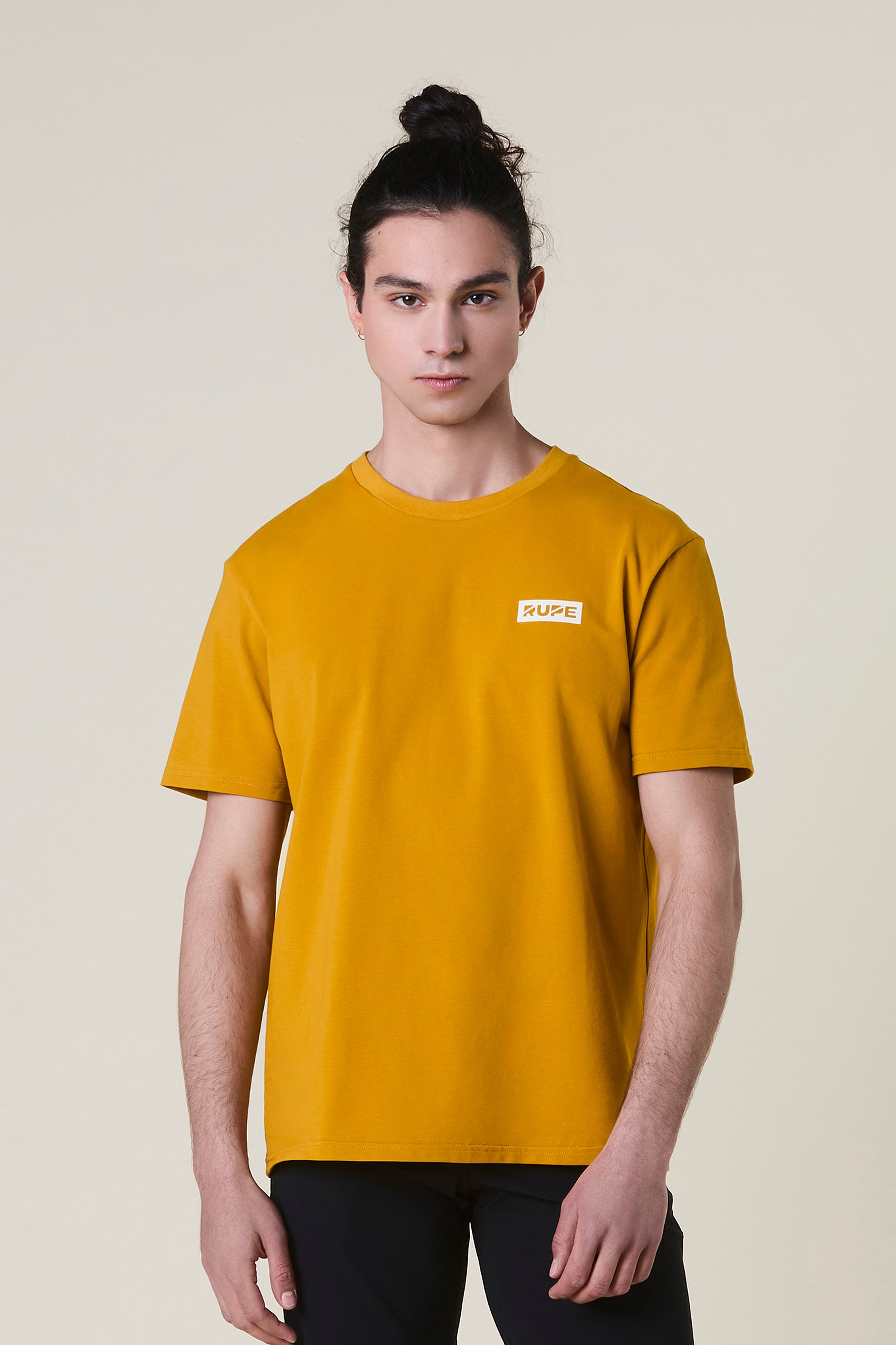 T-shirt unisexe en coton - Moutarde monochrome