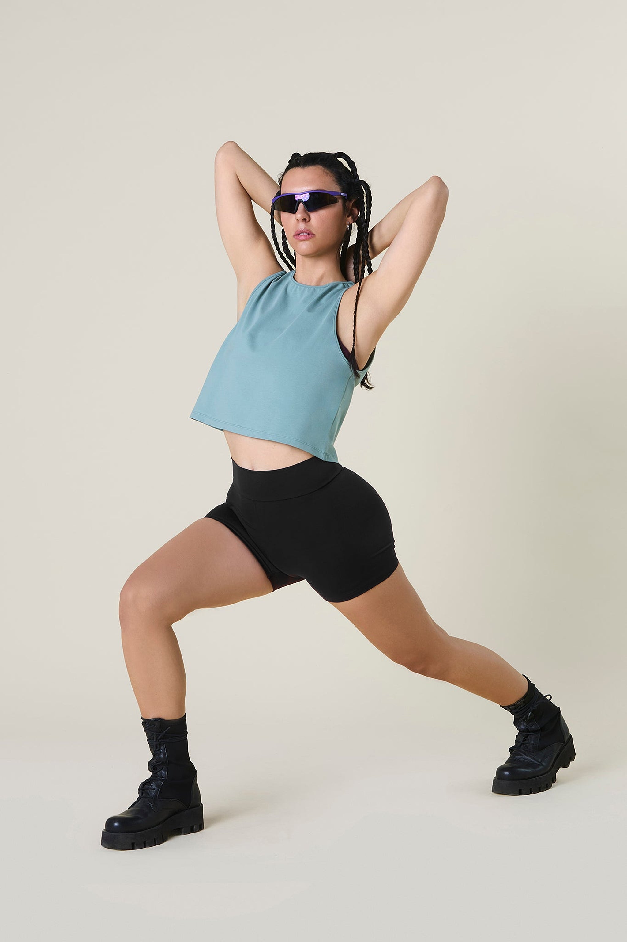 Women's Short Leggings - Dark