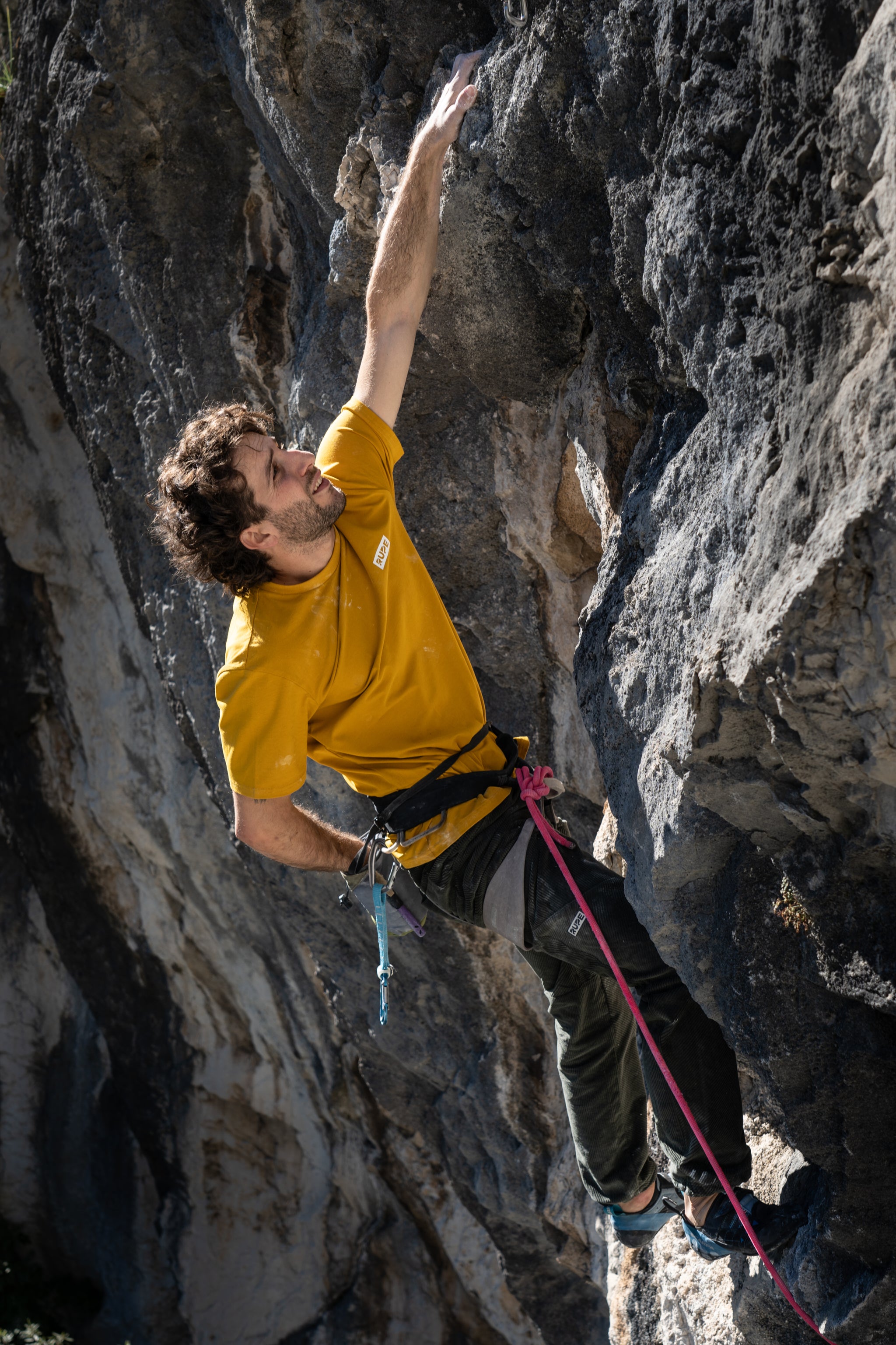 Men's cotton T-Shirt - Mustard