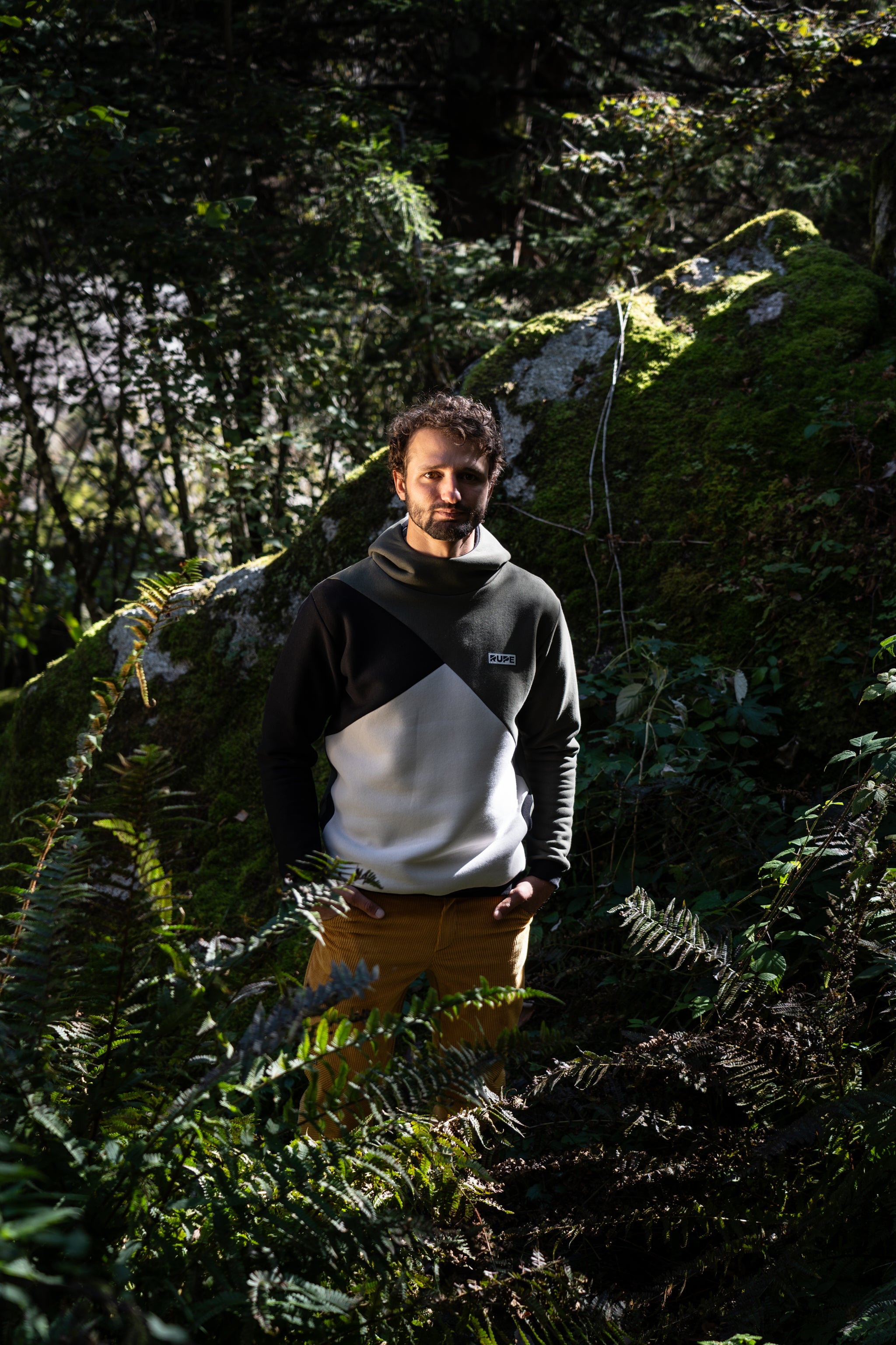 Sweat à capuche tricolore - Unisexe - Touareg