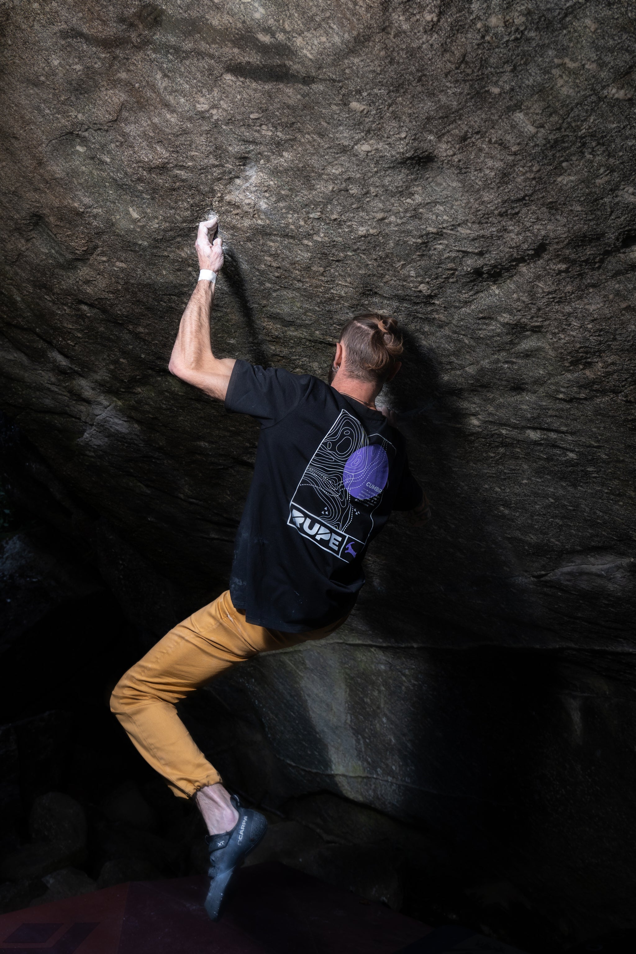 T-Shirt in cotone da uomo - Black