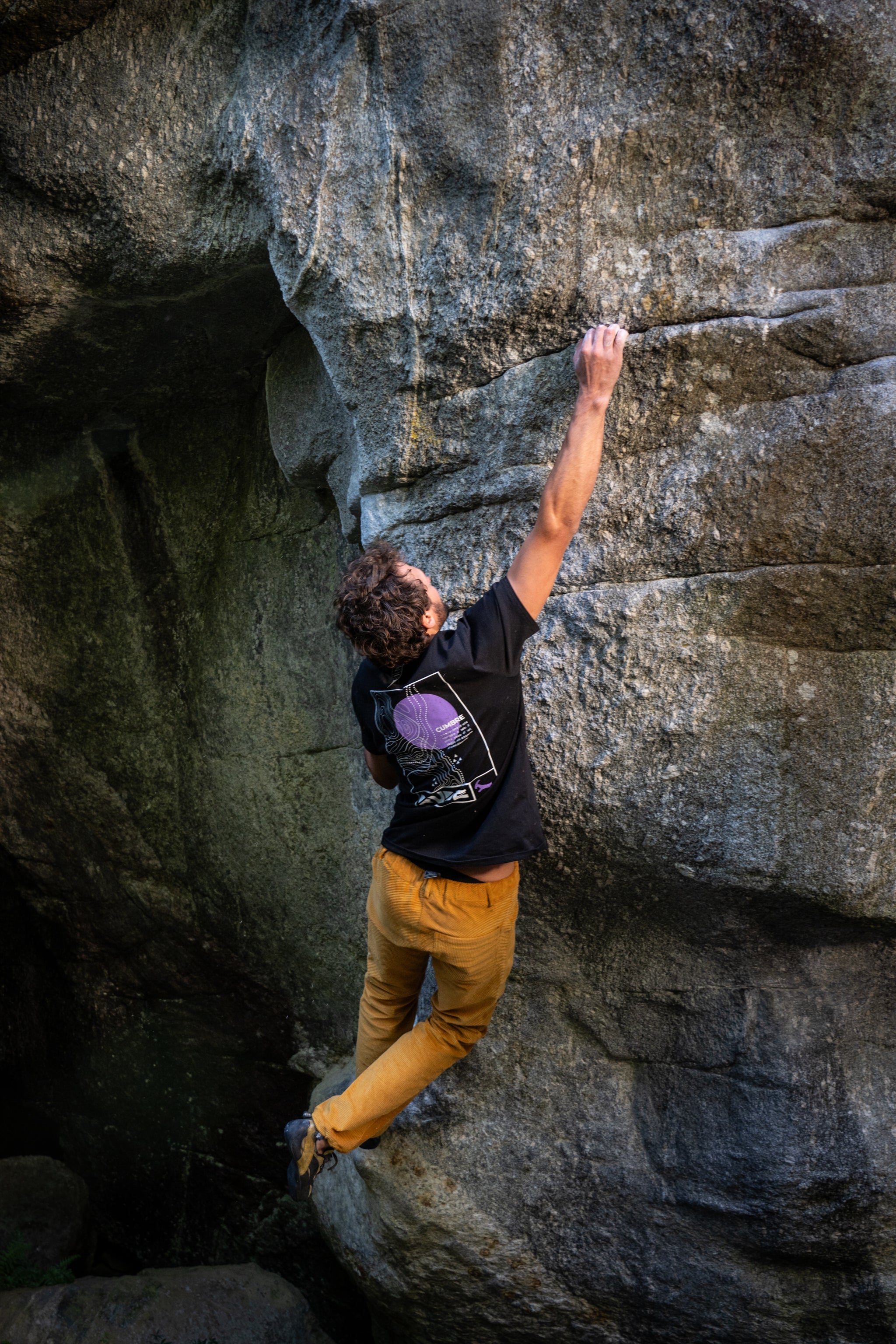 Men's cotton T-Shirt - Light Gray | Cliff
