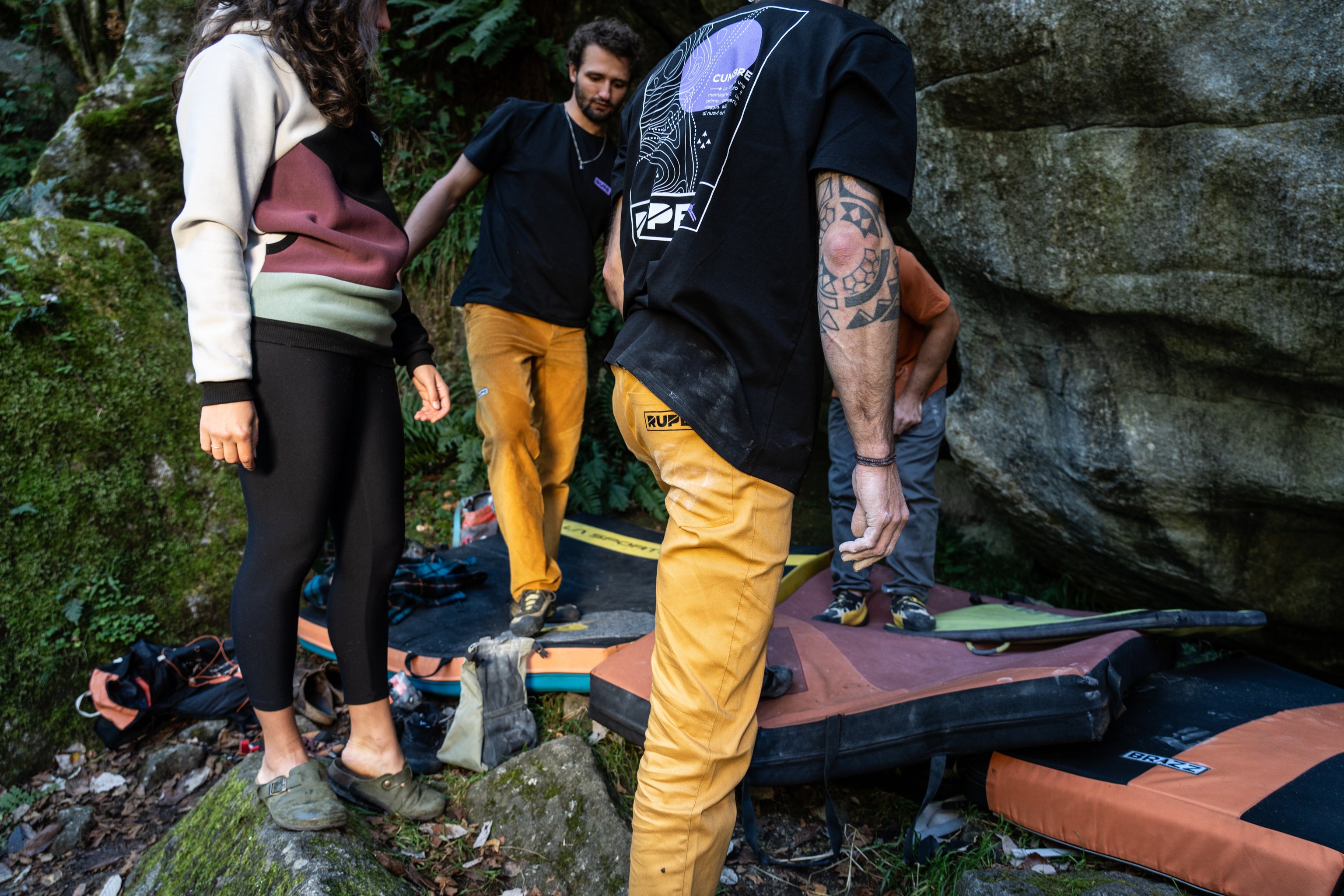 T-Shirt in cotone da uomo - Black