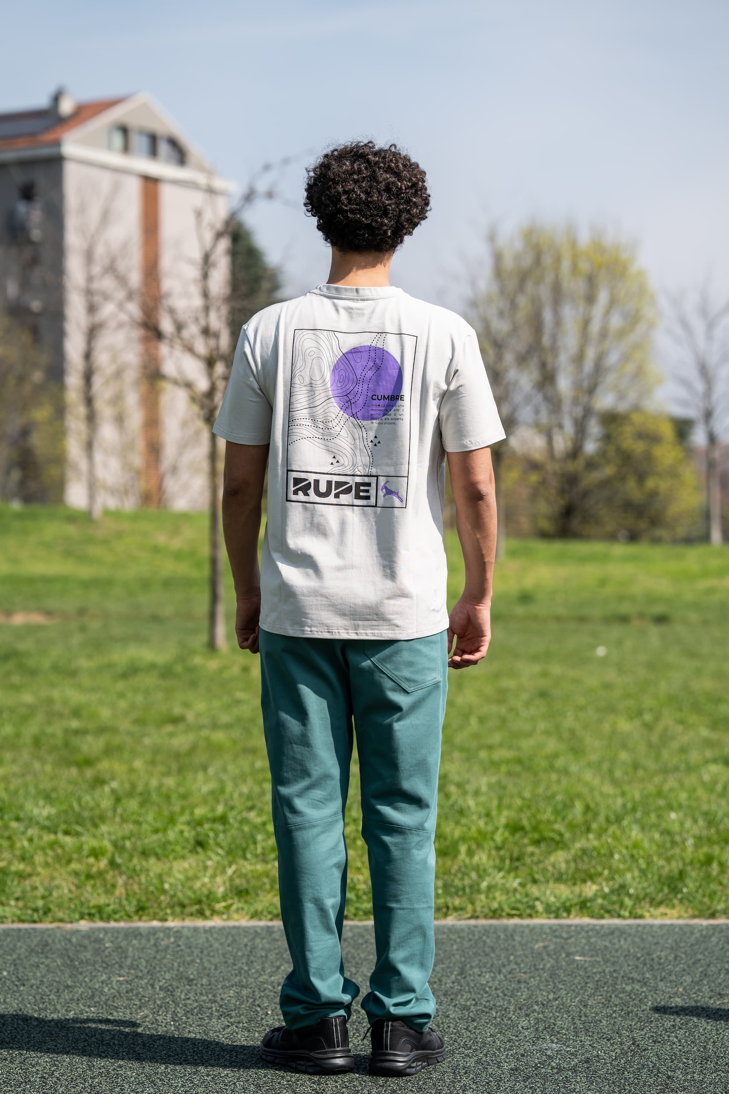 Pantalon d'escalade en coton des Pyrénées pour la forêt
