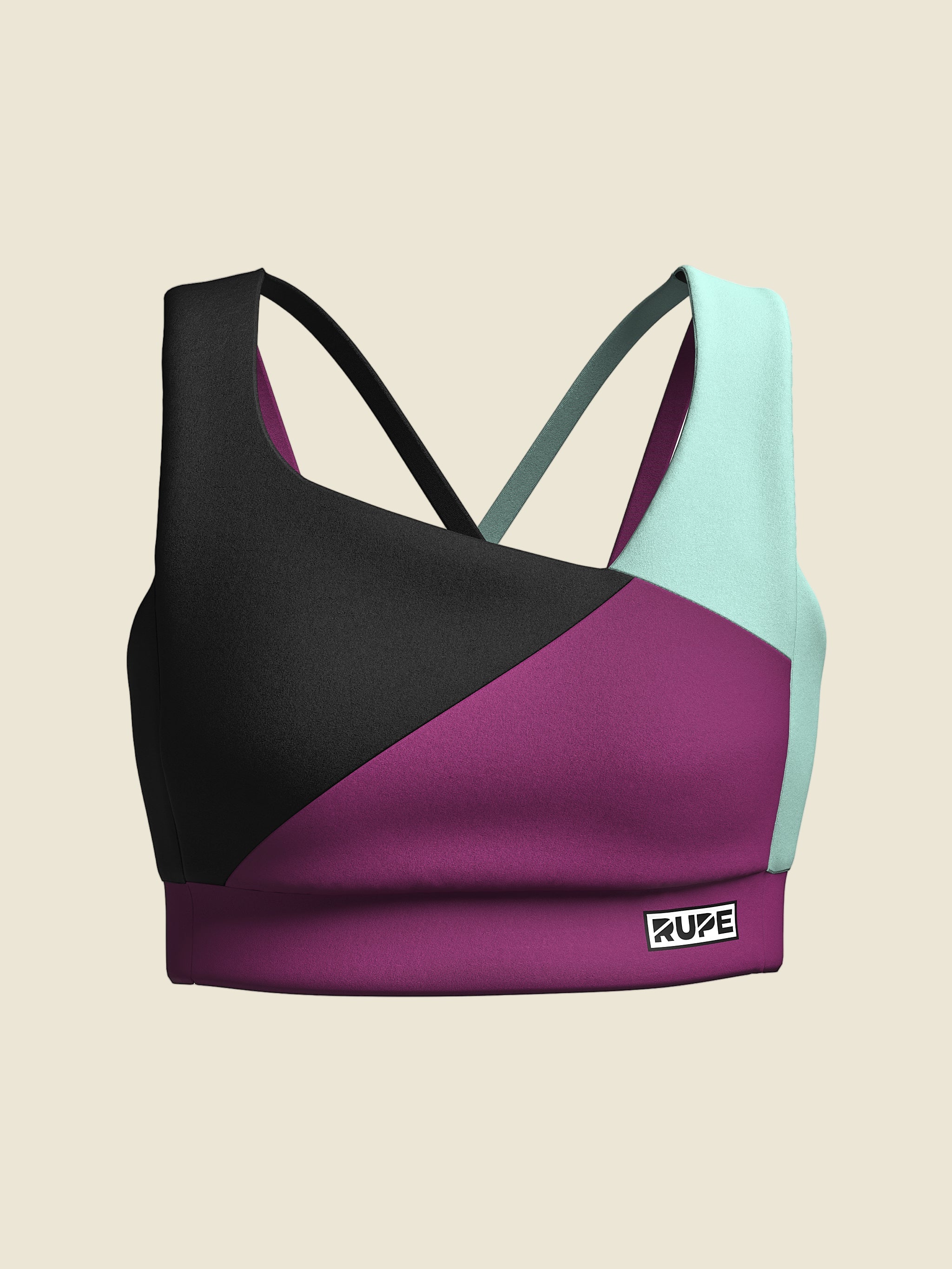 Rupe sustainable workout top for women, Italian-made activewear for yoga, fitness and climbing