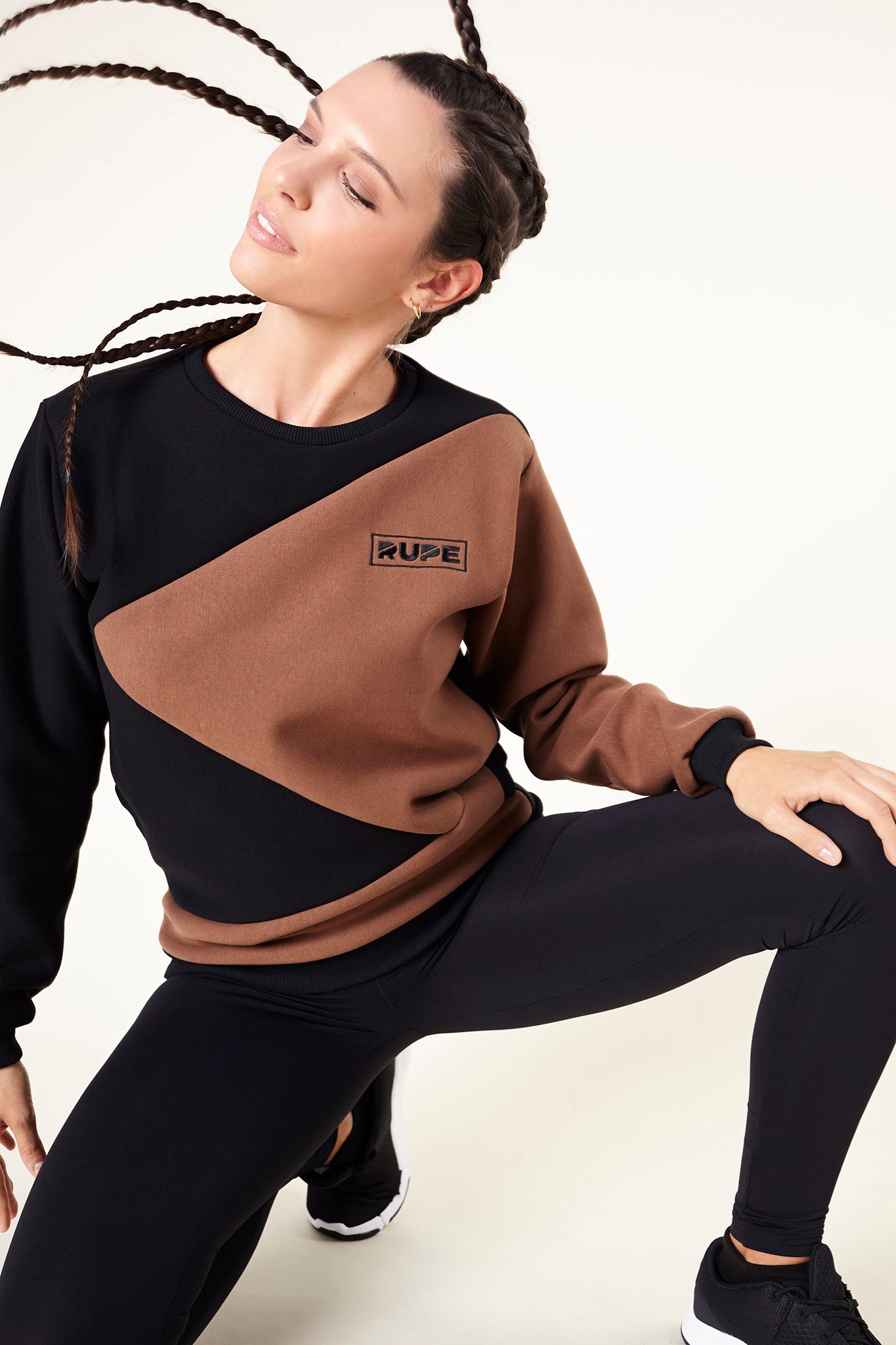 Coffret cadeau Rupe - Sweat-shirt personnalisé fait main + boîte d'échantillons de tissu