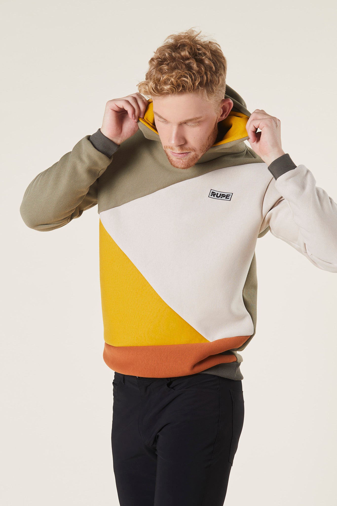 Coffret cadeau Rupe - Sweat-shirt personnalisé fait main + boîte d'échantillons de tissu