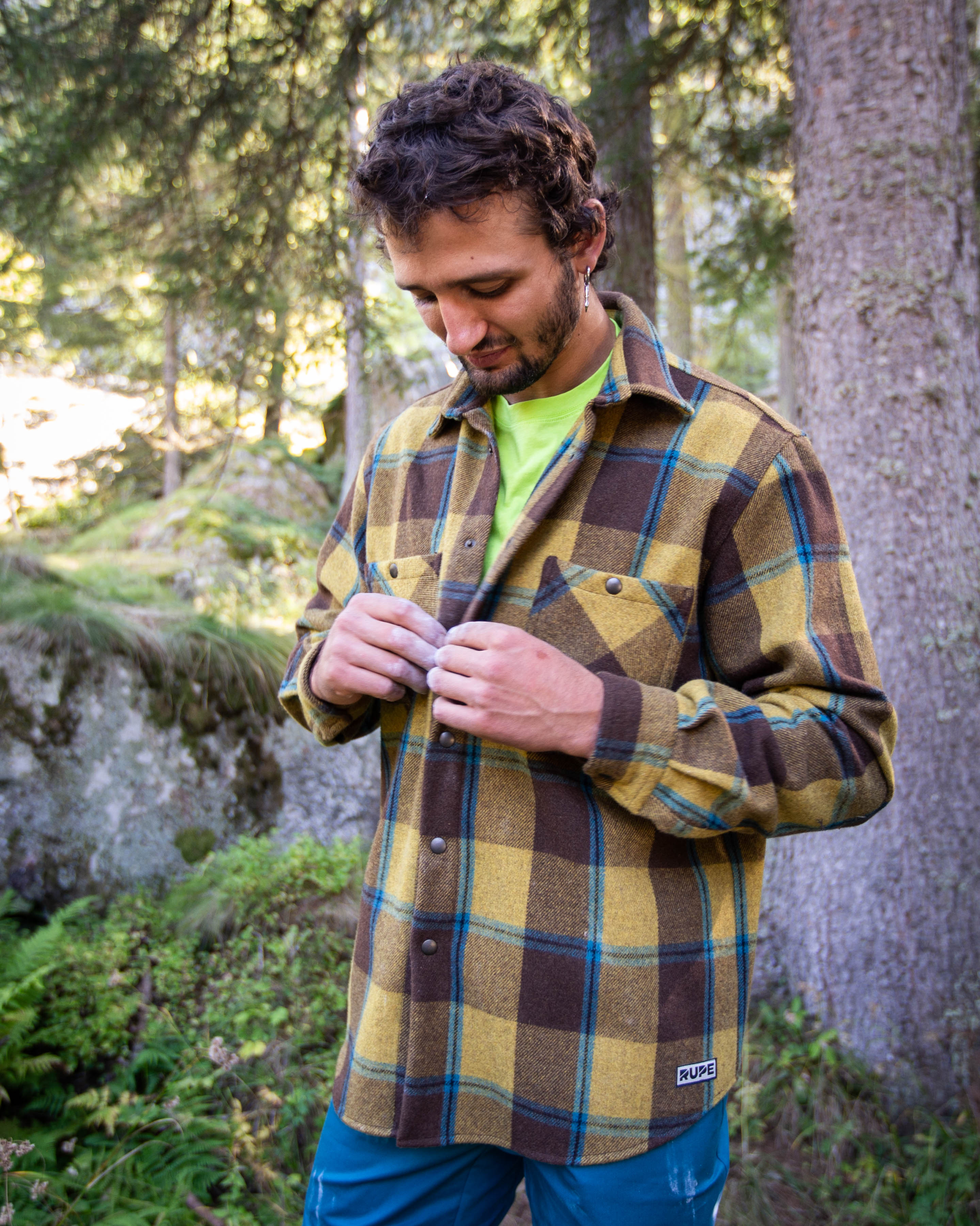 Rupe Checked Wool Flannel Shirt - Winter Elegance and Absolute Comfort