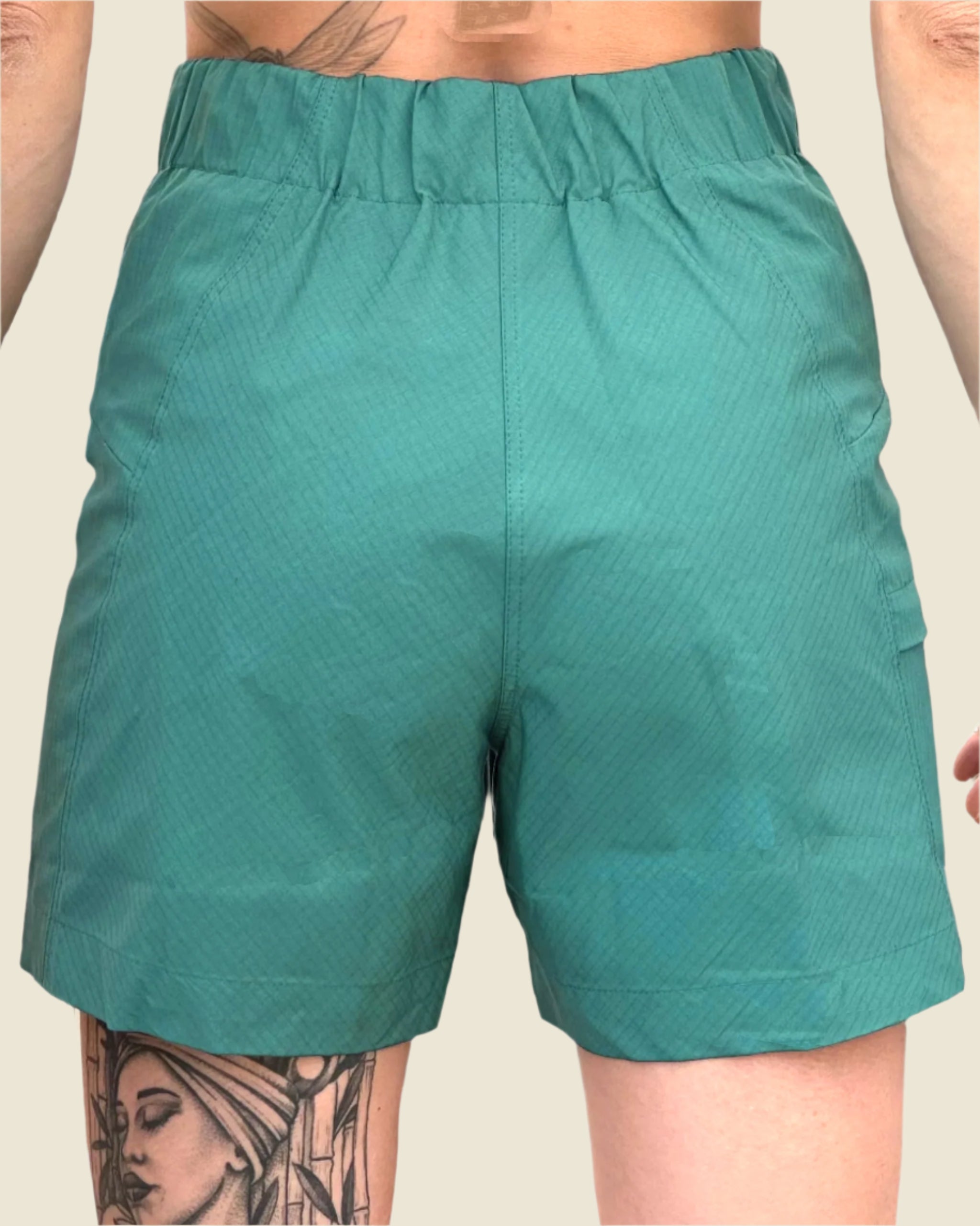 teal blue shorts