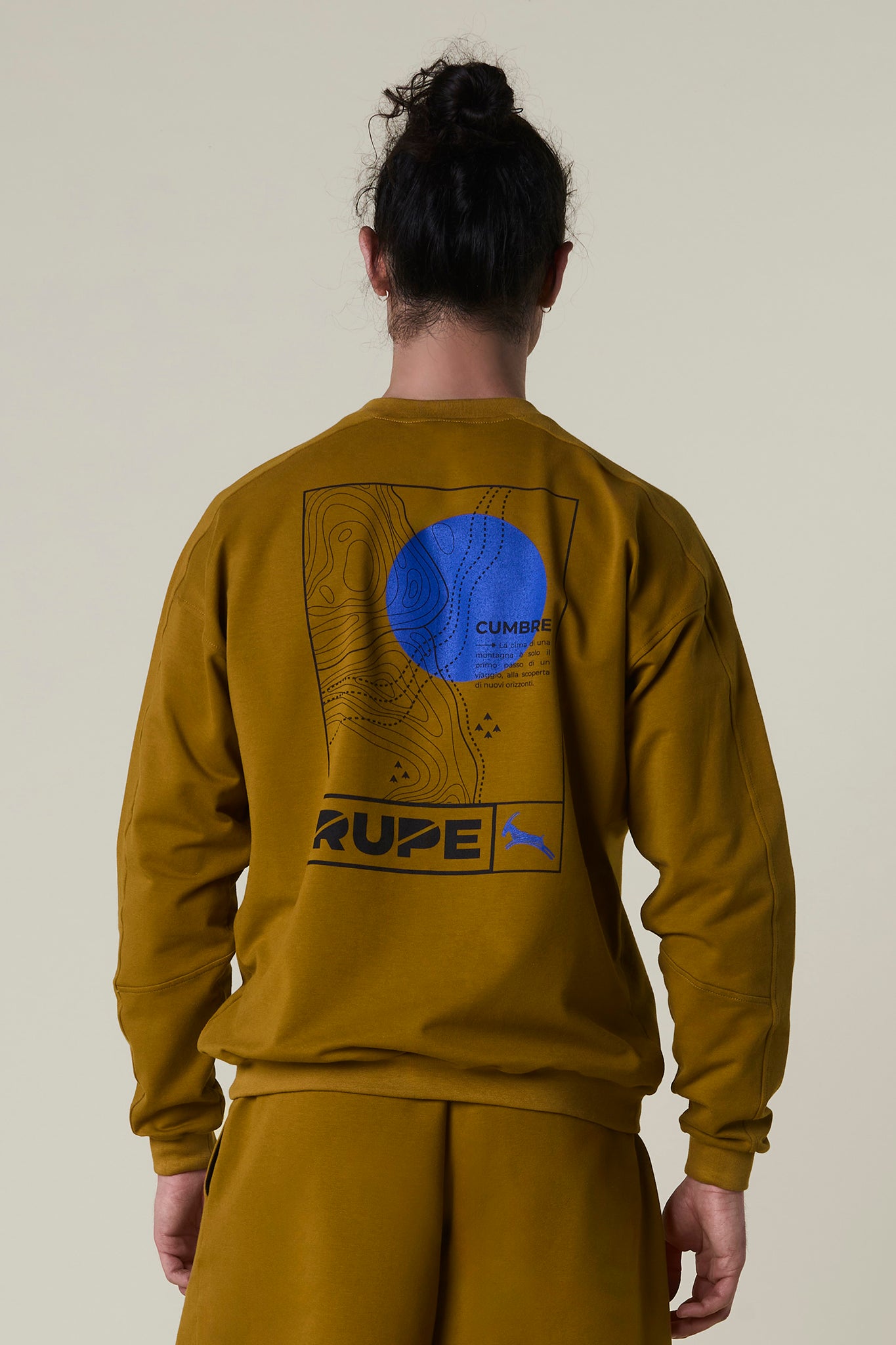 Lightweight men's sweatshirt Olive Green | Rupe