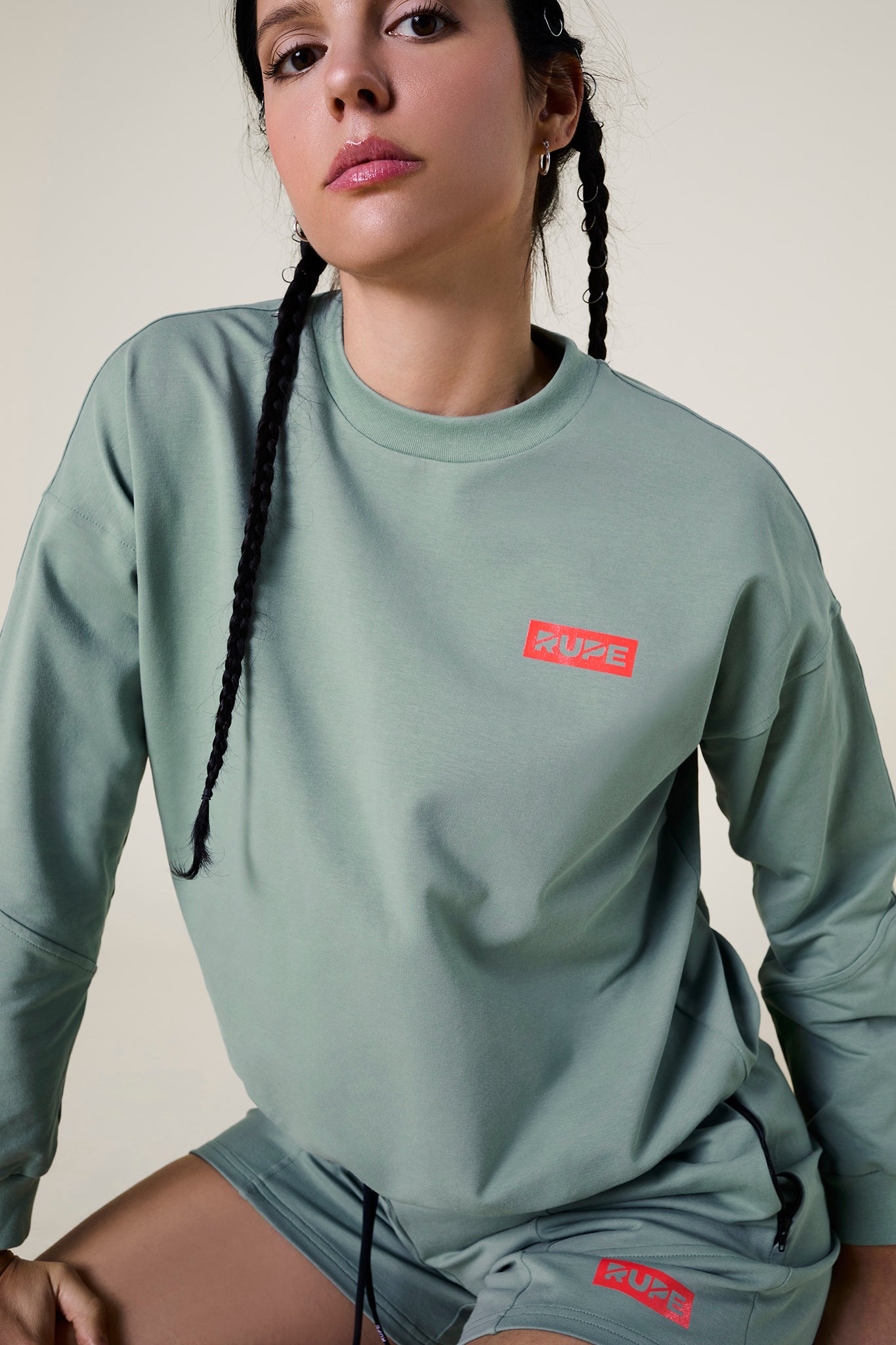 Dark Mint women's lightweight sweatshirt