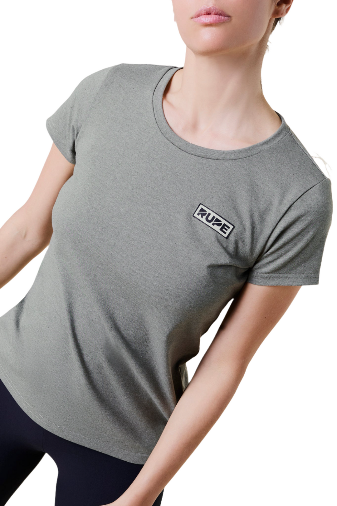 T-shirt Pierre Ponce Vert Olive - Femme