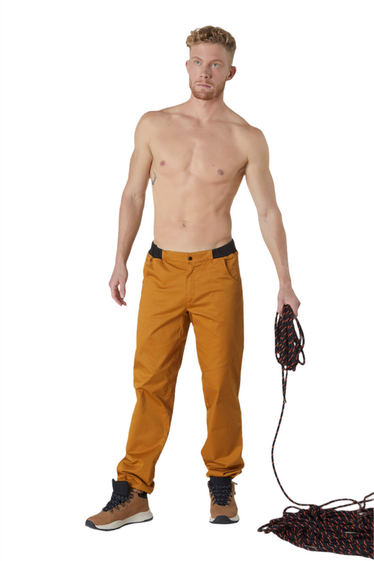 Men's Climbing Pants PYRENEES - Ocher