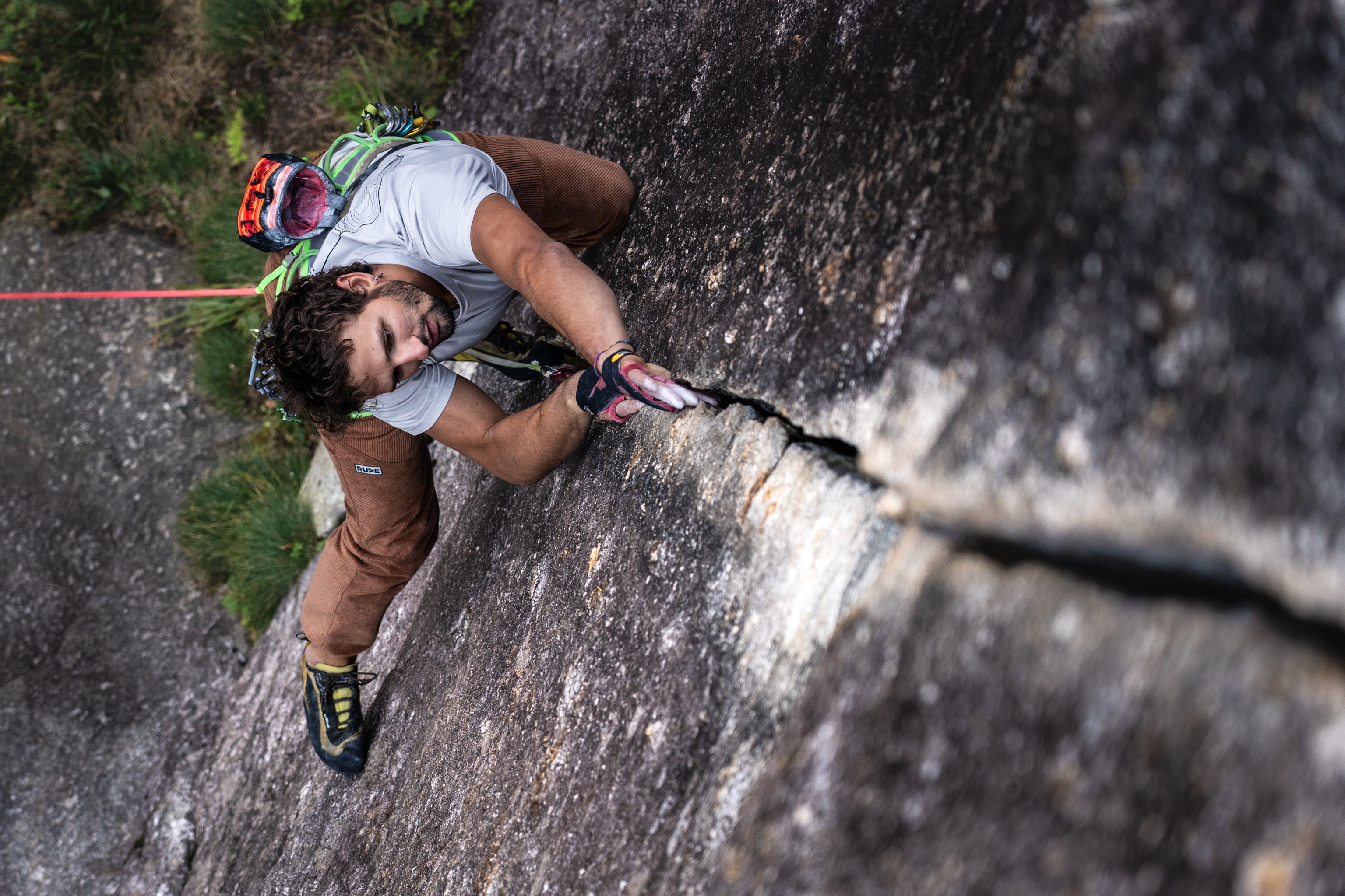 T-Shirt in cotone da uomo  - Light Grey Lilla