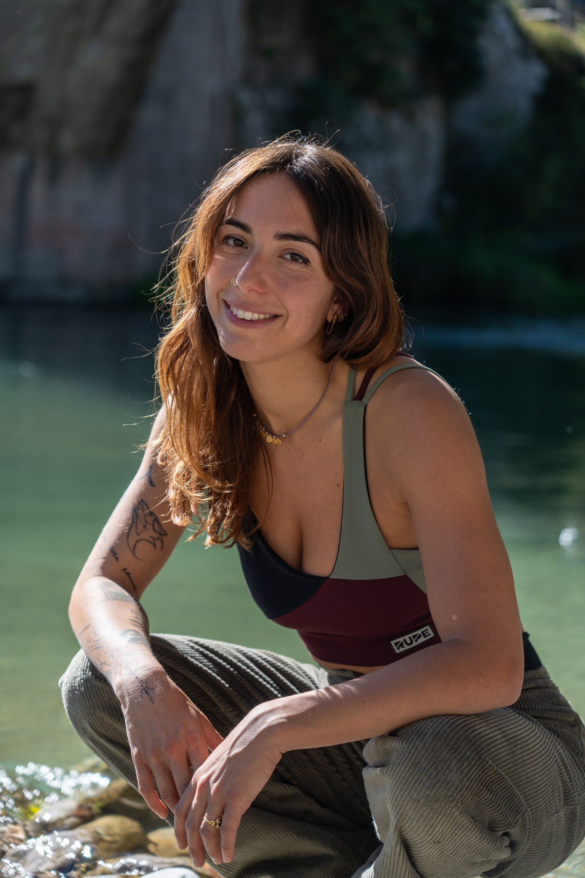 Haut de sport tressé - Kaleido Ember