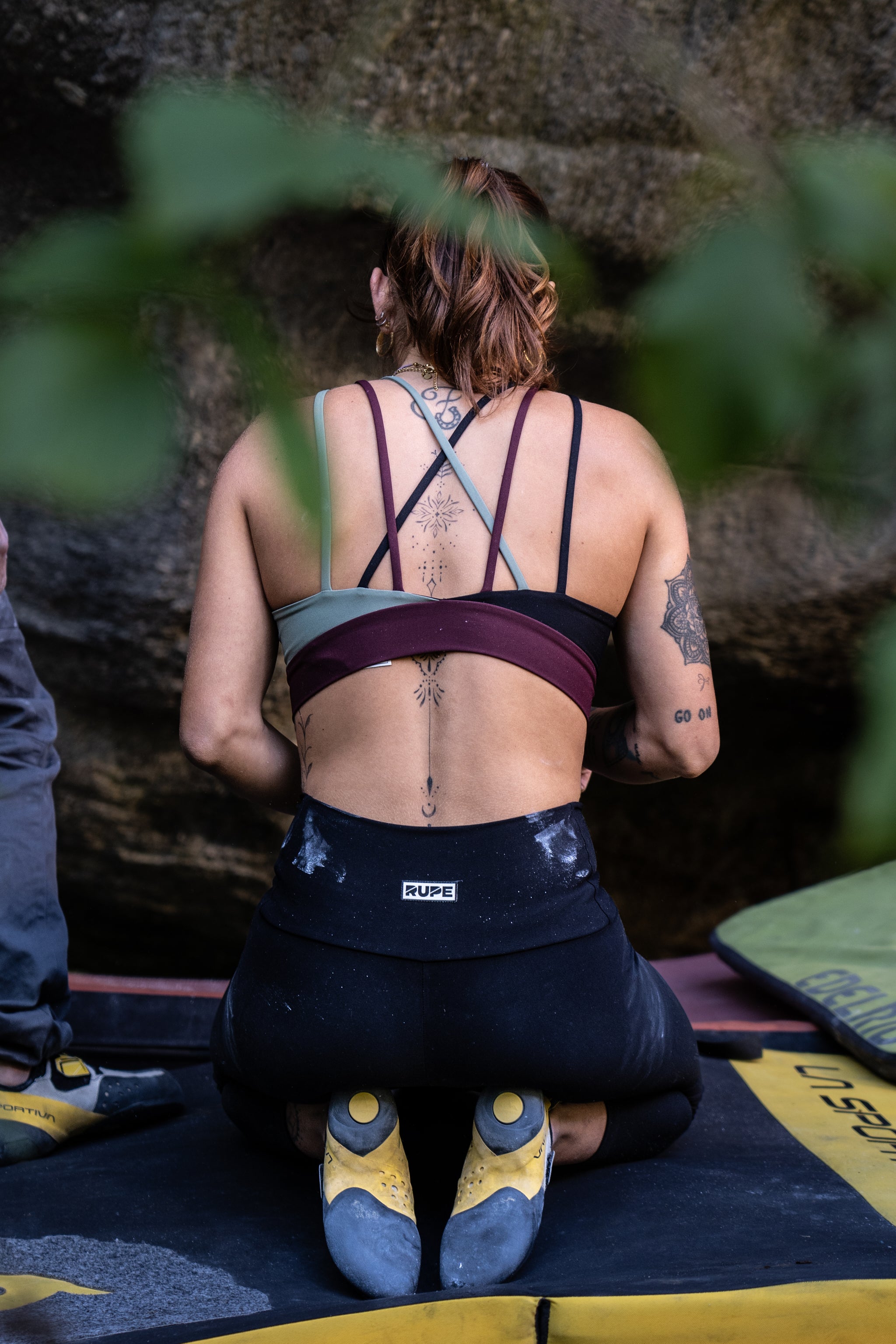 Haut de sport tressé - Kaleido Ember