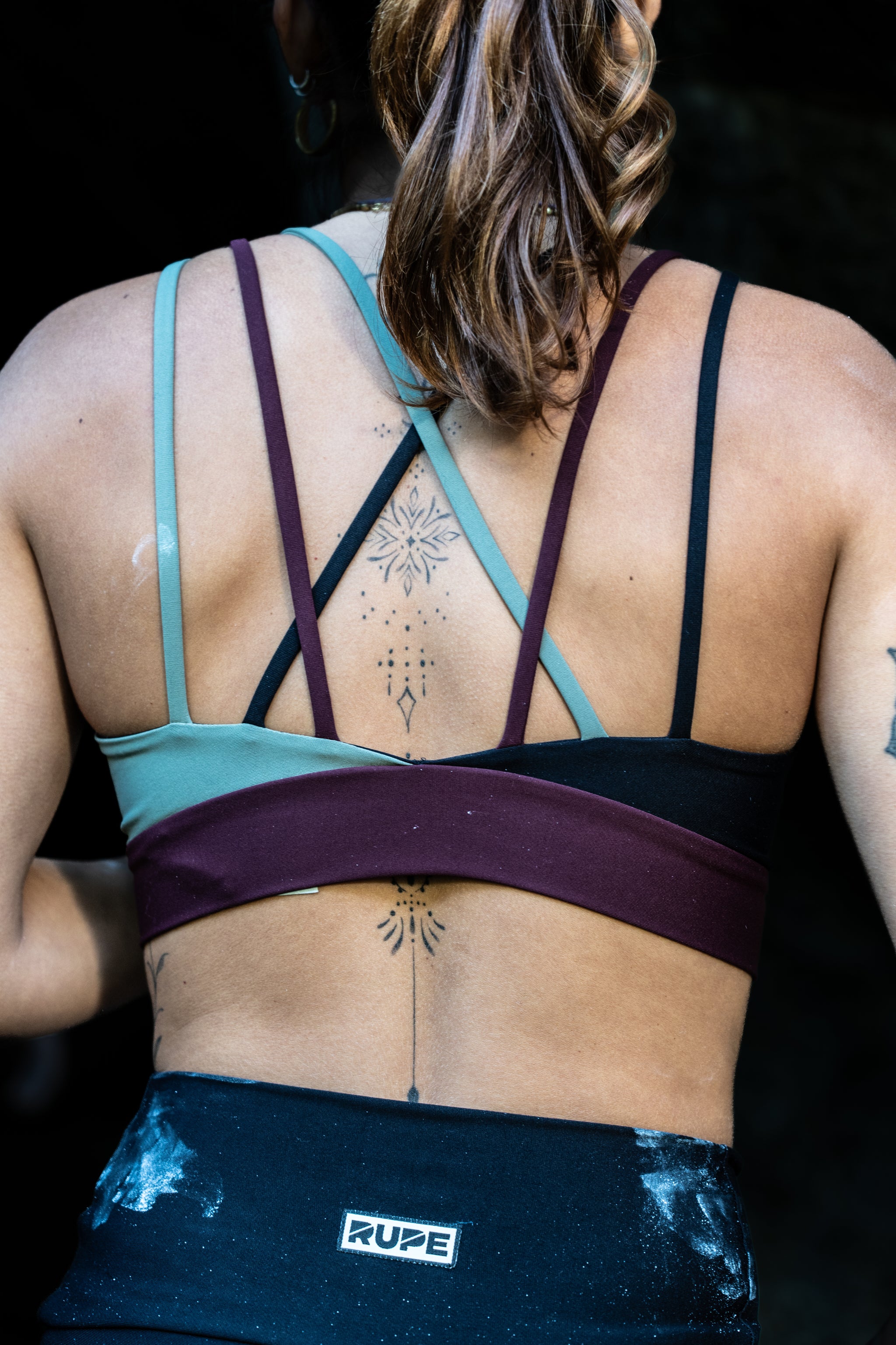 Haut de sport tressé - Kaleido Ember